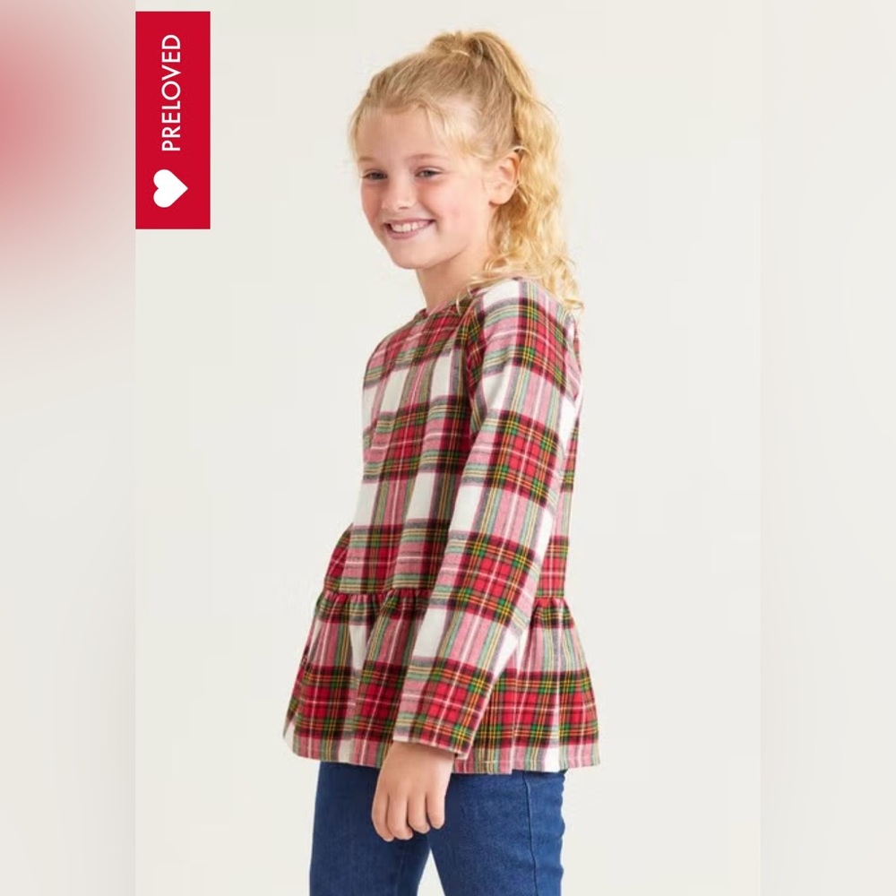 HANNA ANDERSSON Flannelette Peplum Top
